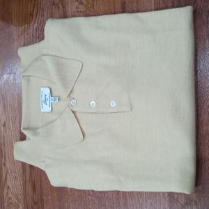 Brioni mustard color sweater